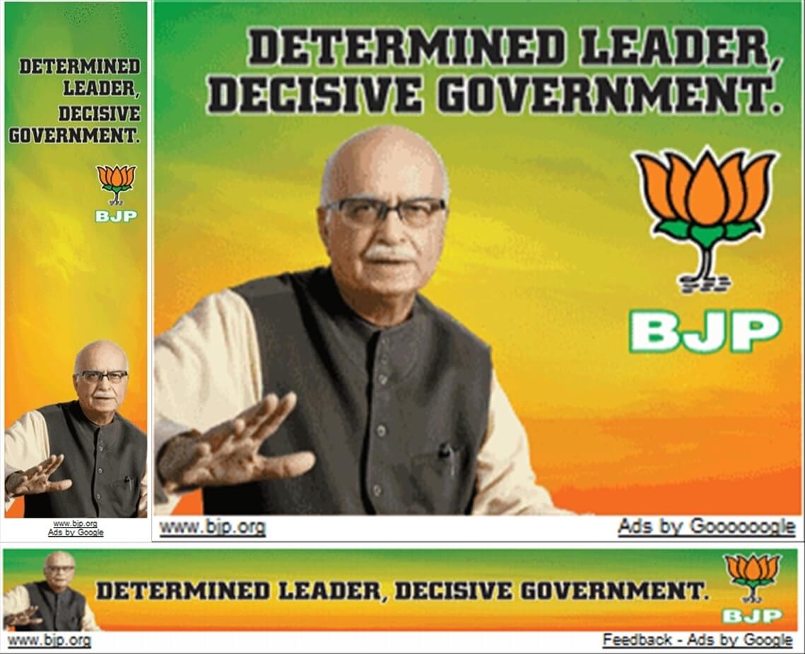 LK Advani Google Adwords