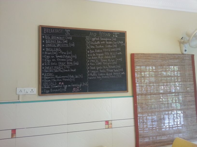 Red Fork Menu