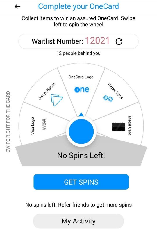 OneCard Waitlist